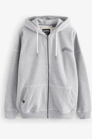 Superdry Oversized Athletic Essential Zip Hood 100% Cotton Sweatshirt42