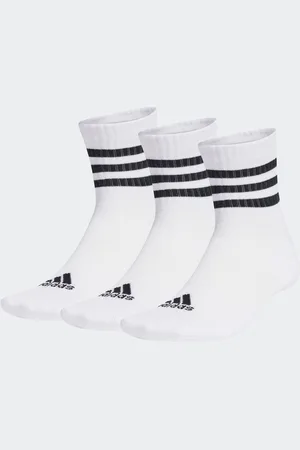 adidas Vêtements de sport rembourrés à 3 bandes Chaussettes mi-longues 3 pairesUK 12.5 - 1