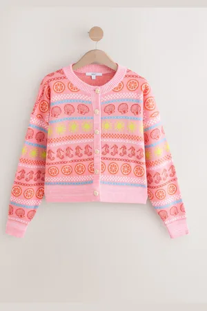 Next Sea À motifs Cardiganen maille coloréeL Reg
