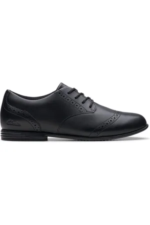 Clarks Cuir Younger Filles Finja Brogue