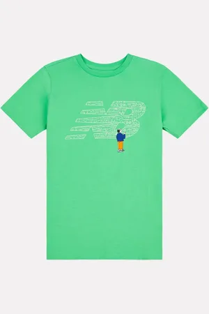 New Balance Kids Chalkboard Graphic 100% Cotton T-Shirt7 - 8 ans (122 - 128cm)