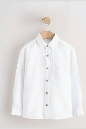Next Long Sleeve 100% Linen Shirt (3-16yrs)11 ans (146cm)