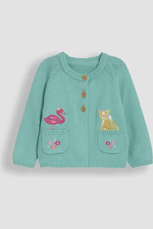 JoJo Maman Bébé Character 100% Cotton Cardigan1.5 - 2 ans (86 - 92cm)