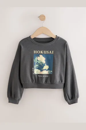 Next Hokusai License Long Sleeve 100% Cotton Sweat Top (3-16yrs)9 ans (134cm)