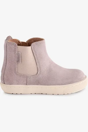 Toezone Bottes à soufflet et à fermeture éclair en cuir