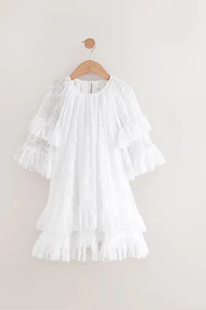 Next Tiered Lace Dress (3-16yrs)8 ans (128 cm)