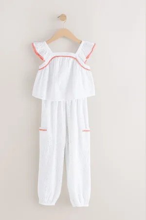Next Broderie 100Ensemble haut et pantalons brodés % (3-16ans)152158cm