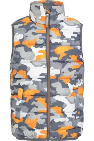 Mountain Warehouse Rocko veste sans manche matelassée imperméable imprimée pour enfants3 - 4 ans (98 - 104cm)