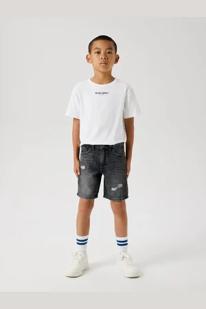 NAME IT Loose Fit Distressed Denim Shorts12 ans (152cm)