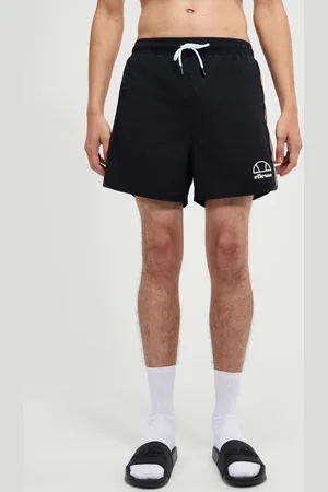 Ellesse Mens 100% Cotton Lental Black ShortsMédium