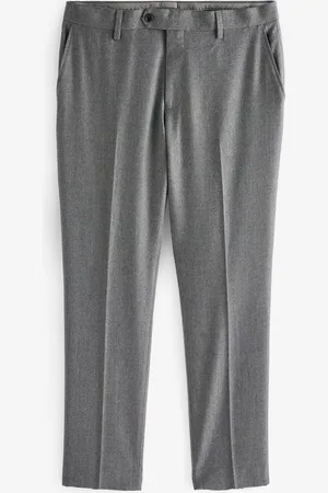 Next Pantalon de costume en flanelle Signature Zignone40W x 33L (UK 40 L)