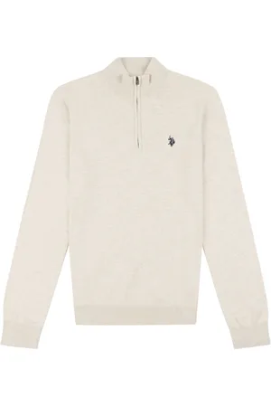 U.S. Polo Assn. U. S. Polo Assn. Mens Col cheminée Quarter Zip Knit Pull3XL