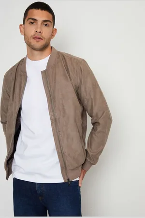 Threadbare Veste bombardier en fausse fourrure en daimS