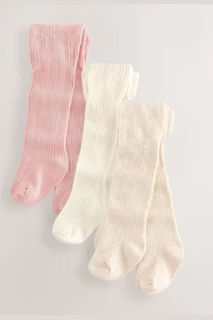 Next Lot de 3 collants bébé (0 mois-2 ans)Première taille (50cm)