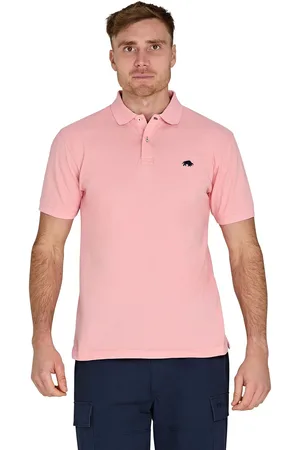 Raging Bull Pink Classic 100% Organic Cotton Polo ShirtMédium
