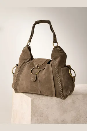 Next Suede Whipstitch Shoulder Bagun