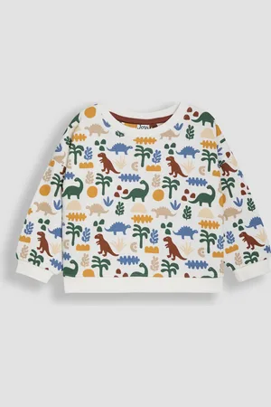 JoJo Maman Bébé Papercut Dino Print Sweatshirt7480cm