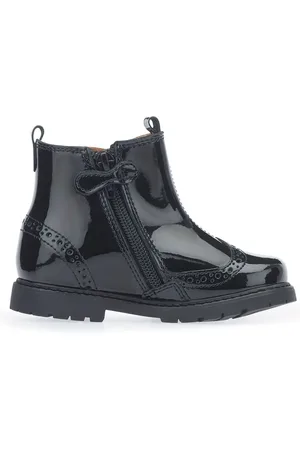 Start Rite Bottines chelsea zippées en cuir verni Start-rite Coupe classique