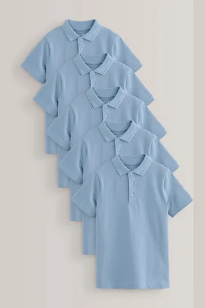 Next École de coton Manches courtes 100% Coton Polo Shirts (3-16ans)9 ans (134cm)