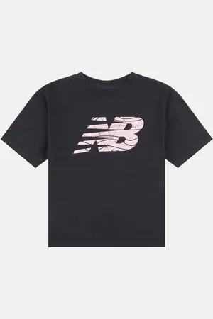 New Balance T-shirt Filles 100% Coton AOP Fill Logo14 - 15 ans (164 - 170cm)