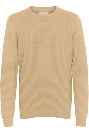 Blend Pull sweat en coton délavé Col rond 100% de coton tricotéXXL