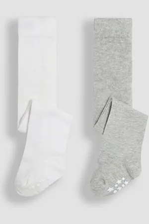 JoJo Maman Bébé Lot de 2 collants riches en coton4 - 5 ans (104 - 110cm)