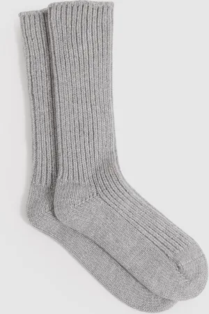 Reiss Chaussettes Carmen en tricot côtelé et cachemire34-36