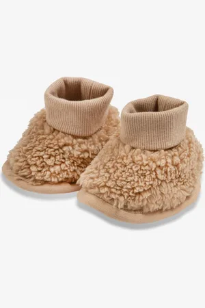 The Little Tailor Bottines bébé en polaire sherpa doublées en peluche0-6 Mois
