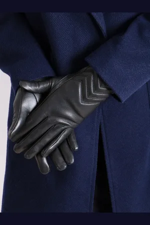 Totes Gants en cuir de première qualité Isotoner pour dames, doublés de cachemireS