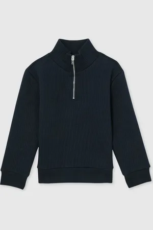 Reiss Ashby Cotton-Blend Half-Zip Funnel-Neck Jumper8 - 9 ans (128 - 134cm)