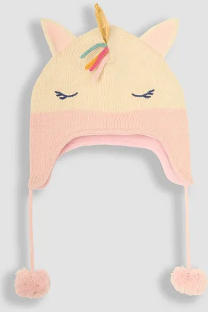 JoJo Maman Bébé Chapeaux à pompon licorne0 - Mois 12 (50 - 80cm)