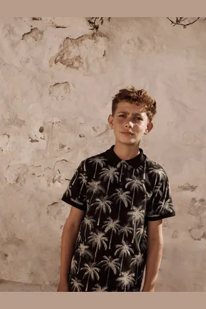 Next All-Over Print Short Sleeve 100% Cotton Polo Shirt (3-16yrs)11 ans (146cm)