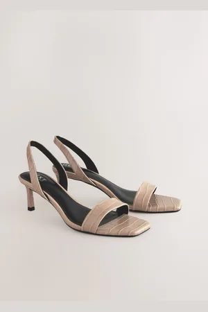 Next Forever Comfort Square Toe Simple Slingback Sandals