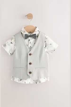 Next Ensemble gilet, chemise et naud papillon (3mths-9yrs)9298cm