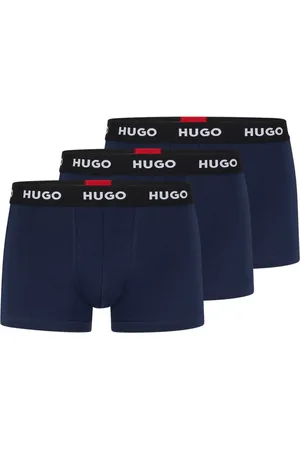HUGO BOSS Lot de caleçons en coton extensible 3 avec ceinture à logoXXL