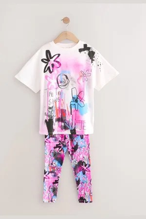 Next Graffiti T-Shirt And Sport Leggings Set (3-16yrs)158164cm