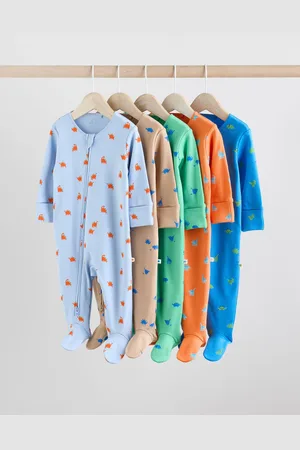 Next Dors-bien 5 100% coton zippés en deux sens Lot de (0mois -2ans)8692cm