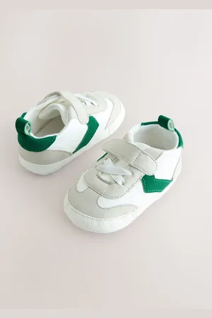 Next Bébé Fermeture par contact Elastic Lace Chevron Trainers (0-24mths)5662cm