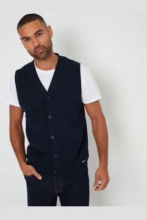 Threadbare 100% Coton Gilet tricoté boutonnéXL