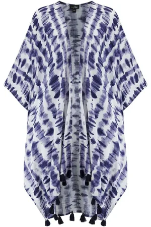 Pour Moi Woven Tassel Kimono Cover-UpS-M