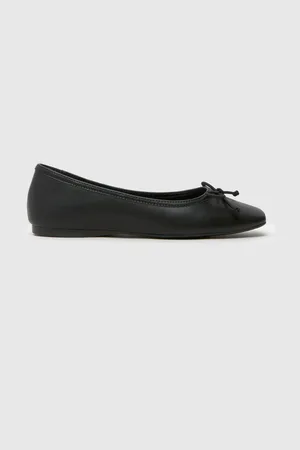 Schuh Lotta Square Toe Black Ballerinaseu355