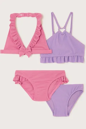 Monsoon Crinkle Bikini Set 2 Pack9 - 10 ans (134 - 140cm)