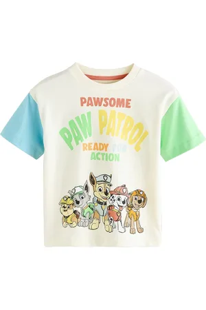 Next Paw Patrol Short Sleeve 100% Cotton T-Shirt (3mths-8yrs)7 - 8 ans (122 - 128cm)