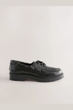 Next Forever Comfort Leather Chunky À lacets Boat Chaussures