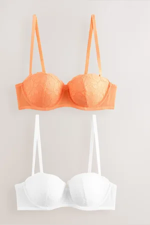 Next Soutiens-gorge multi-voies sans bretelles à Dentelle légèrement rembourrés Lot de 234 DD