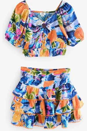 River Island Girls Fruit Print Rara Skirt Set146152cm