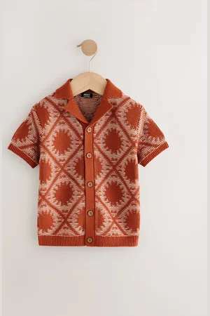Next Polos texturés à col révéré Manches Courtes en maille 100% coton (3mois -7ans)116122cm