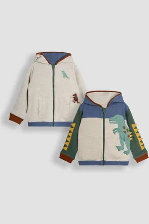 JoJo Maman Bébé Sweat à capuche réversible à motif appliqué 8692cm