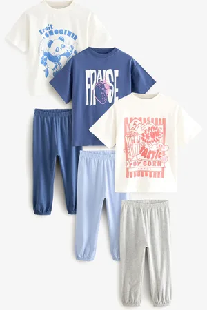 Next 100Joggers en coton % Pyjamas 3 Lot (3-16ans)152158cm