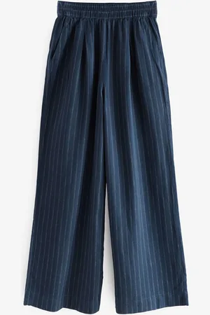 Next Linen Rich Wide Leg Trousers16 P